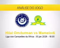 Prognóstico Hilal Omdurman Mamelodi (30 janeiro 2026)