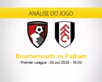 Prognóstico Bournemouth Fulham (03 outubro 2025)