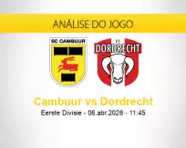 Prognóstico Cambuur Dordrecht (06 abril 2026)