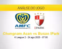 Prognóstico Chungnam Asan Busan IPark (24 agosto 2025)