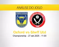 Prognóstico Oxford Sheff Utd (27 setembro 2025)