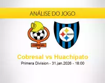 Prognóstico Cobresal Huachipato (31 janeiro 2026)
