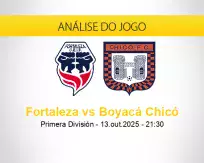 Prognóstico Fortaleza Boyacá Chicó (13 outubro 2025)
