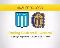 Prognóstico Racing Club R. Central (28 janeiro 2026)