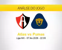 Prognóstico Atlas Pumas (07 fevereiro 2026)