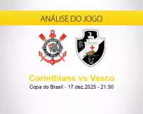 Prognóstico Corinthians Vasco (17 dezembro 2025)