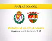 Prognóstico Valladolid FC Andorra (13 dezembro 2025)