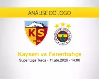 Prognóstico Kayseri Fenerbahçe (11 abril 2026)