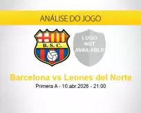 Prognóstico Barcelona Leones del Norte (10 abril 2026)