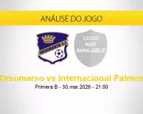 Prognóstico Orsomarso Internacional Palmira (30 março 2026)