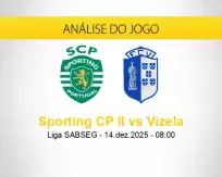 Prognóstico Sporting CP II Vizela (14 dezembro 2025)