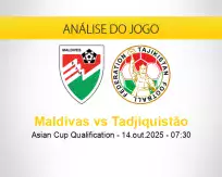 Prognóstico Maldivas Tadjiquistão (14 outubro 2025)