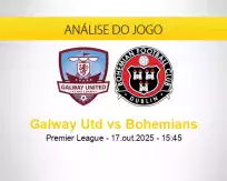 Prognóstico Galway Utd Bohemians (17 outubro 2025)