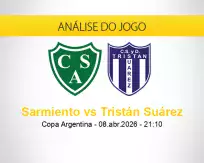 Prognóstico Sarmiento Tristán Suárez (08 abril 2026)