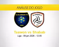 Prognóstico Taawon Shabab (09 janeiro 2026)