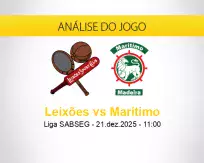 Prognóstico Leixões Marítimo (21 dezembro 2025)