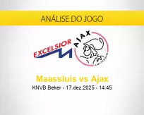 Prognóstico Maassluis Ajax (17 dezembro 2025)