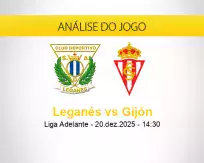 Prognóstico Leganés Gijón (20 dezembro 2025)