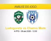 Prognóstico Ludogorets Cherno More (09 abril 2026)
