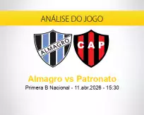 Prognóstico Almagro Patronato (11 abril 2026)