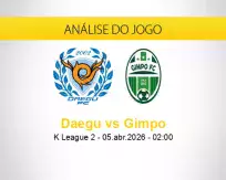 Prognóstico Daegu Gimpo (05 abril 2026)