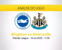 Prognóstico Brighton Newcastle (18 outubro 2025)