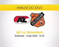 Prognóstico AZ Volendam (10 janeiro 2026)