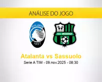 Prognóstico Atalanta Sassuolo (09 novembro 2025)