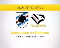 Prognóstico Sampdoria Palermo (10 fevereiro 2026)