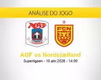Prognóstico AGF Nordsjælland (10 abril 2026)
