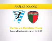 Prognóstico Cerro Boston River (09 novembro 2025)