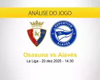 Prognóstico Osasuna Alavés (20 dezembro 2025)