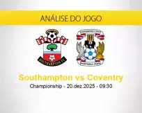 Prognóstico Southampton Coventry (20 dezembro 2025)
