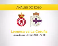 Prognóstico Leonesa La Coruña (31 janeiro 2026)