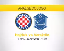 Prognóstico Hajduk Varaždin (29 novembro 2025)