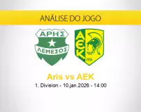 Prognóstico Aris AEK (10 janeiro 2026)