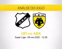 Prognóstico OFI AEK (09 novembro 2025)