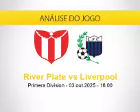 Prognóstico River Plate Liverpool (03 outubro 2025)