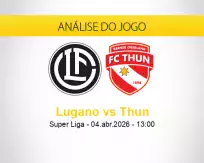 Prognóstico Lugano Thun (04 abril 2026)