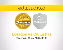 Prognóstico Dorados CA La Paz (08 fevereiro 2026)