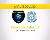 Prognóstico Taawon Akhdoud (30 janeiro 2026)