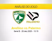 Prognóstico Avellino Palermo (20 dezembro 2025)