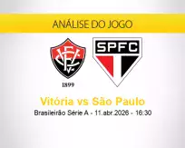 Prognóstico Vitória São Paulo (11 abril 2026)