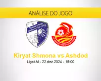 Prognóstico Kiryat Shmona Ashdod (22 dezembro 2024)