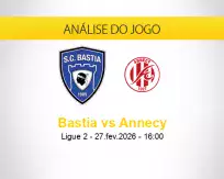 Prognóstico Bastia Annecy (27 fevereiro 2026)