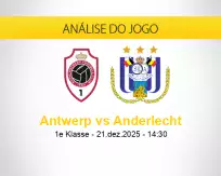 Prognóstico Antwerp Anderlecht (21 dezembro 2025)