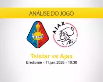 Prognóstico Telstar Ajax (11 janeiro 2026)