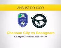 Prognóstico Cheonan City Seongnam (08 novembro 2025)