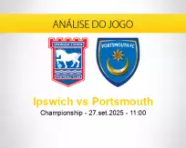 Prognóstico Ipswich Portsmouth (27 setembro 2025)