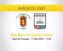 Prognóstico Vila Mea União Leiria (17 dezembro 2025)